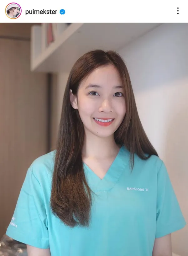 เปิดวาร์ปหมอสวย ปุยเมฆ นภสร คุณหมอ งานดี น่ารัก ดีกรีนักแสดงมากความสามารถ 12